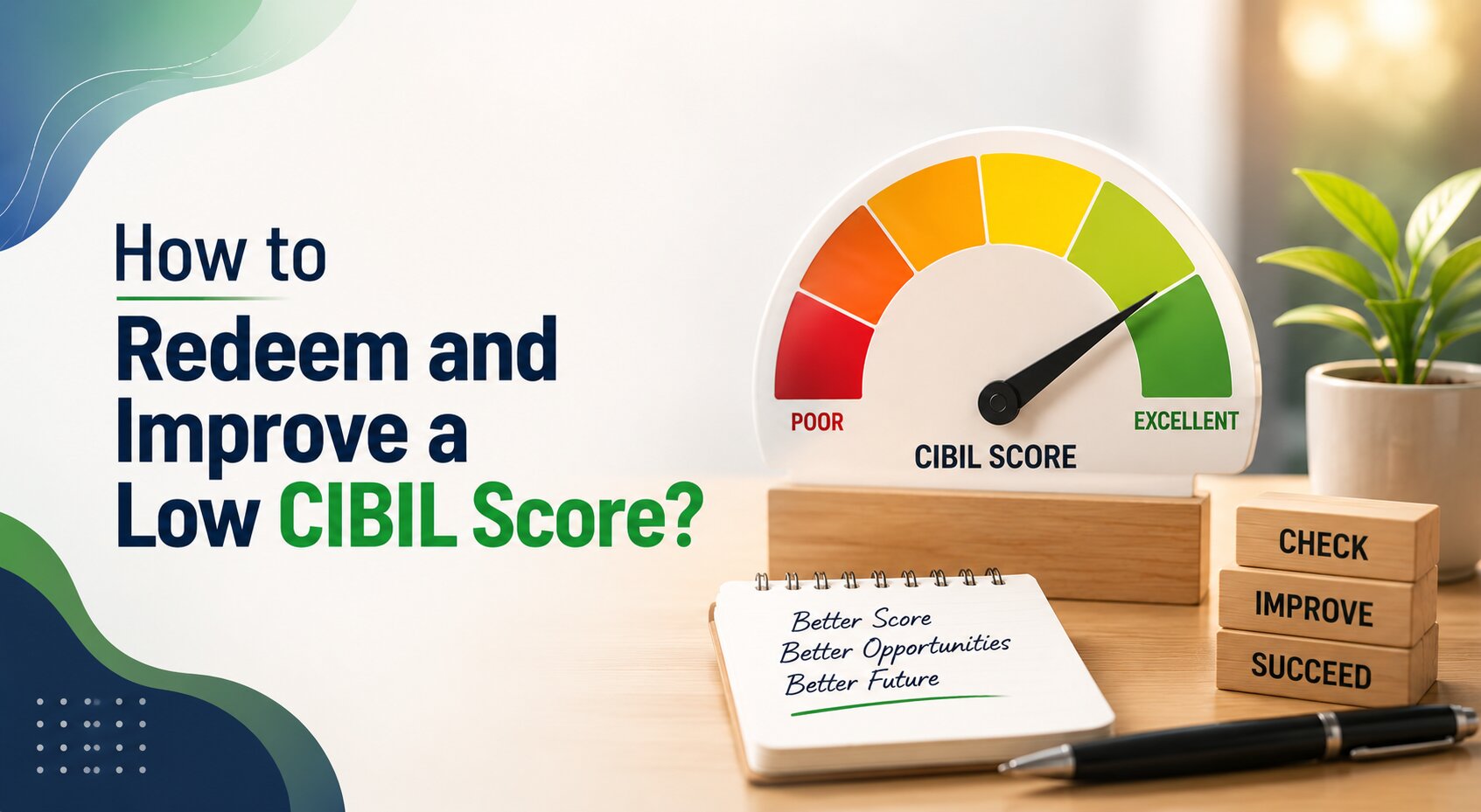 How to Redeem and Improve a Low CIBIL Score?