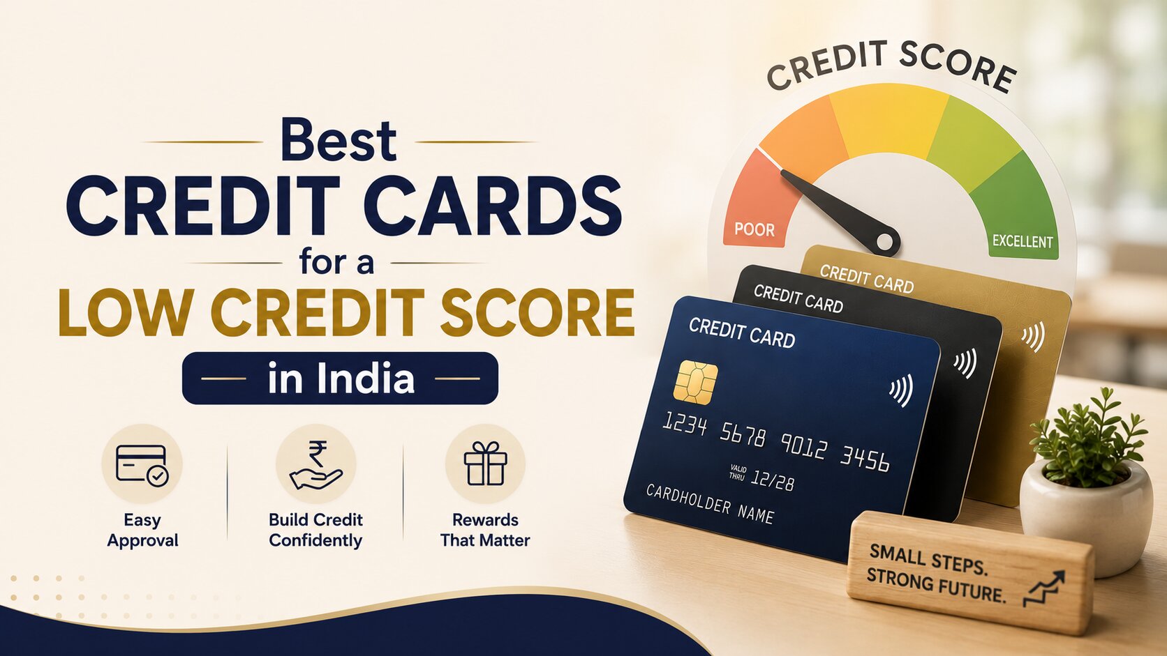 Best Credit Cards for a Low Credit Score in India (2026)
