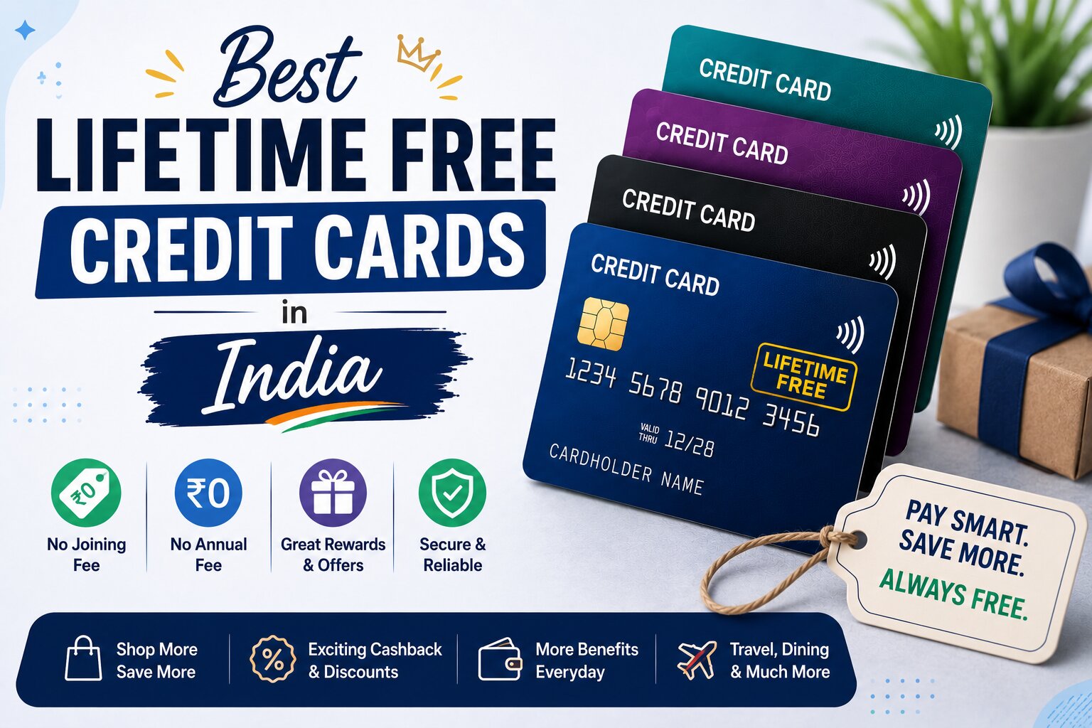 Best Lifetime Free Credit Cards in India (2026)