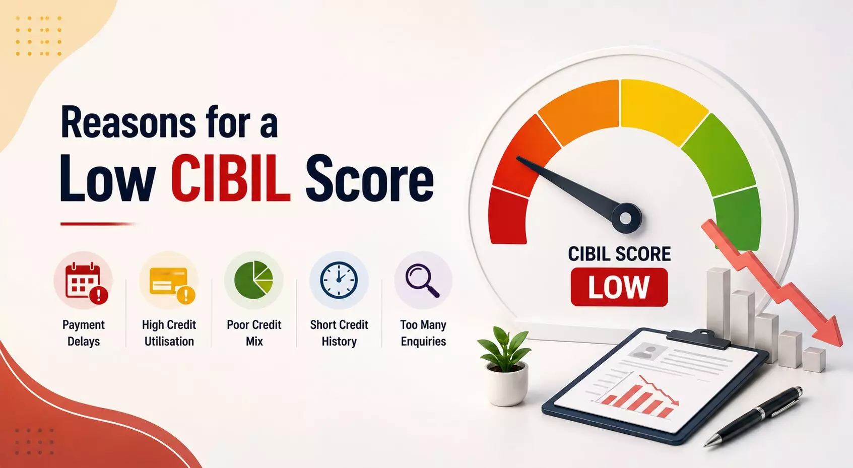 Reasons for a Low CIBIL score