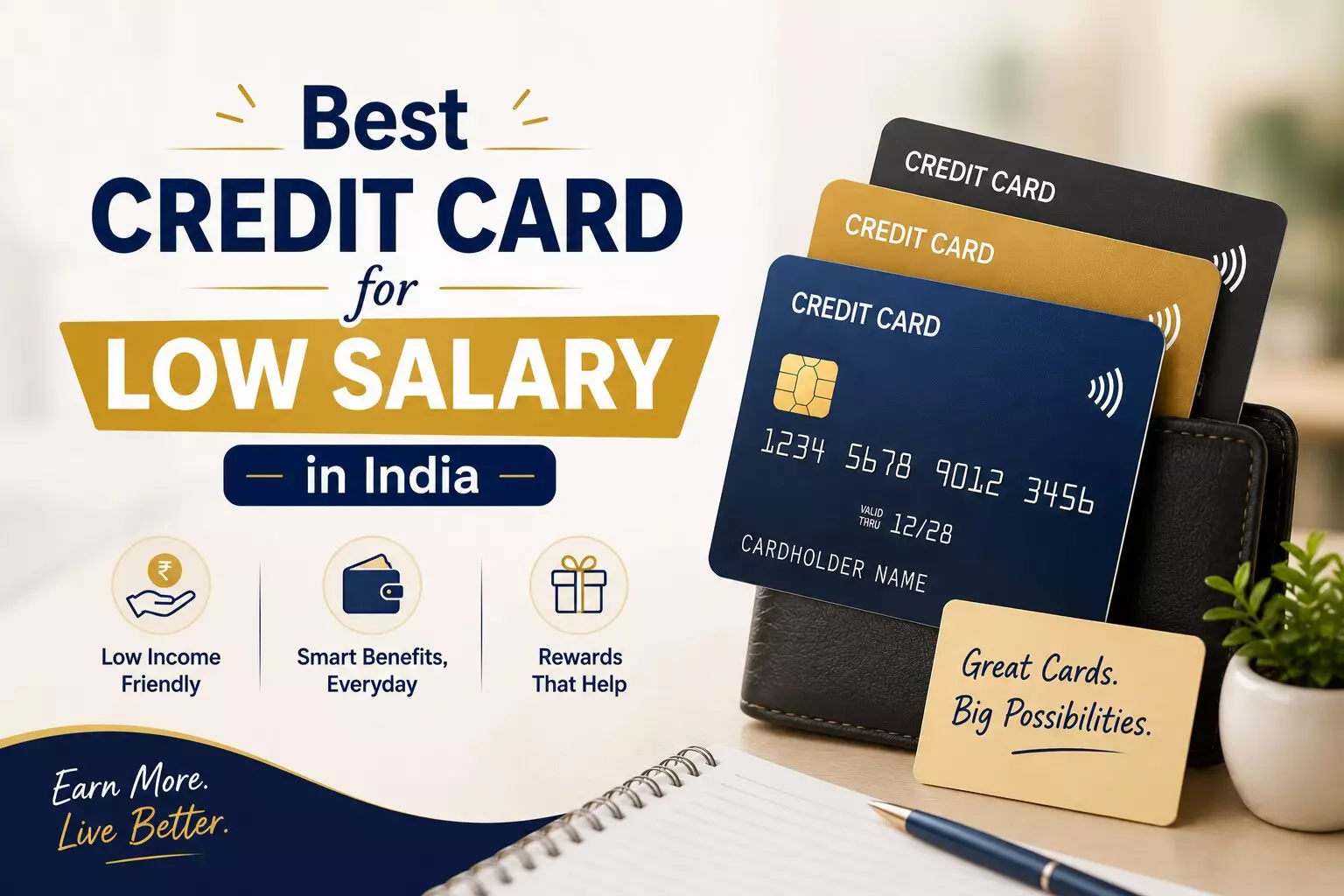 Best Credit Card for Low Salary in India