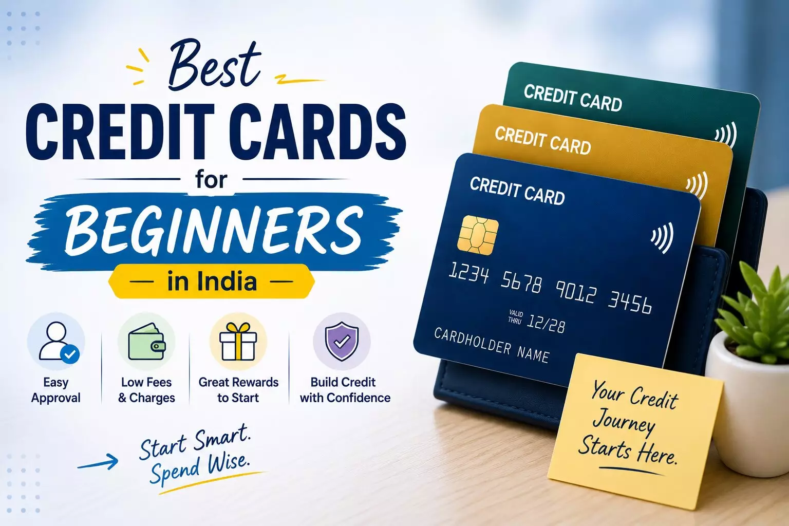 Best Credit Cards for Beginners in India (2026)
