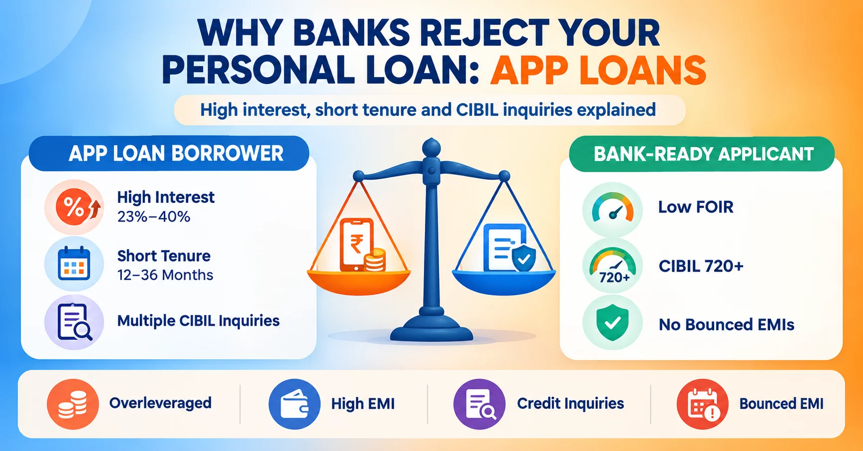 Why Banks Can Reject Your Personal Loan If You Have app Loans